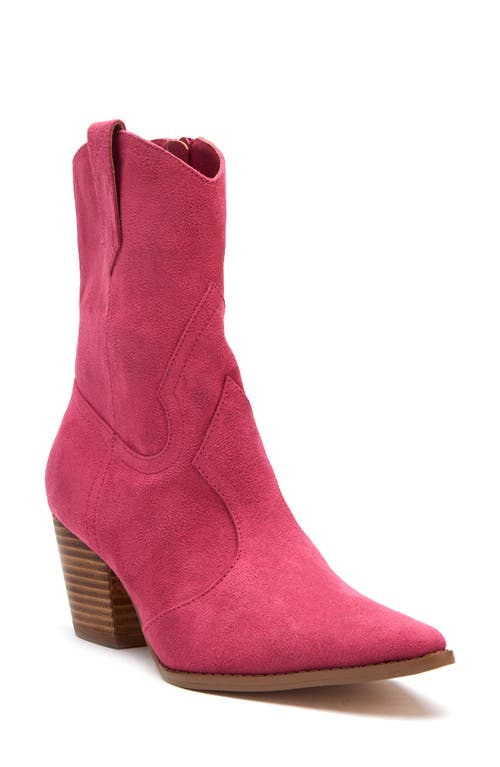 Coconuts by Matisse Bambie Western Boot in Hot Pink