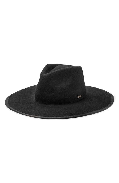 Santiago Felted Wool Rancher Hat in Black