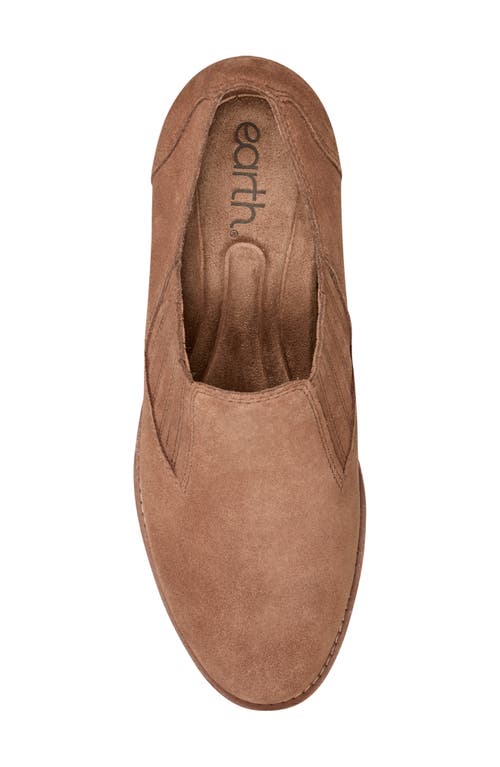 Earth Women's Jalin Block Heel Slip-on Casual Booties In Brown