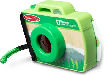 Melissa & Doug Rocky Mountain National Park Sights and Sounds Wooden Toy Camera Play Set