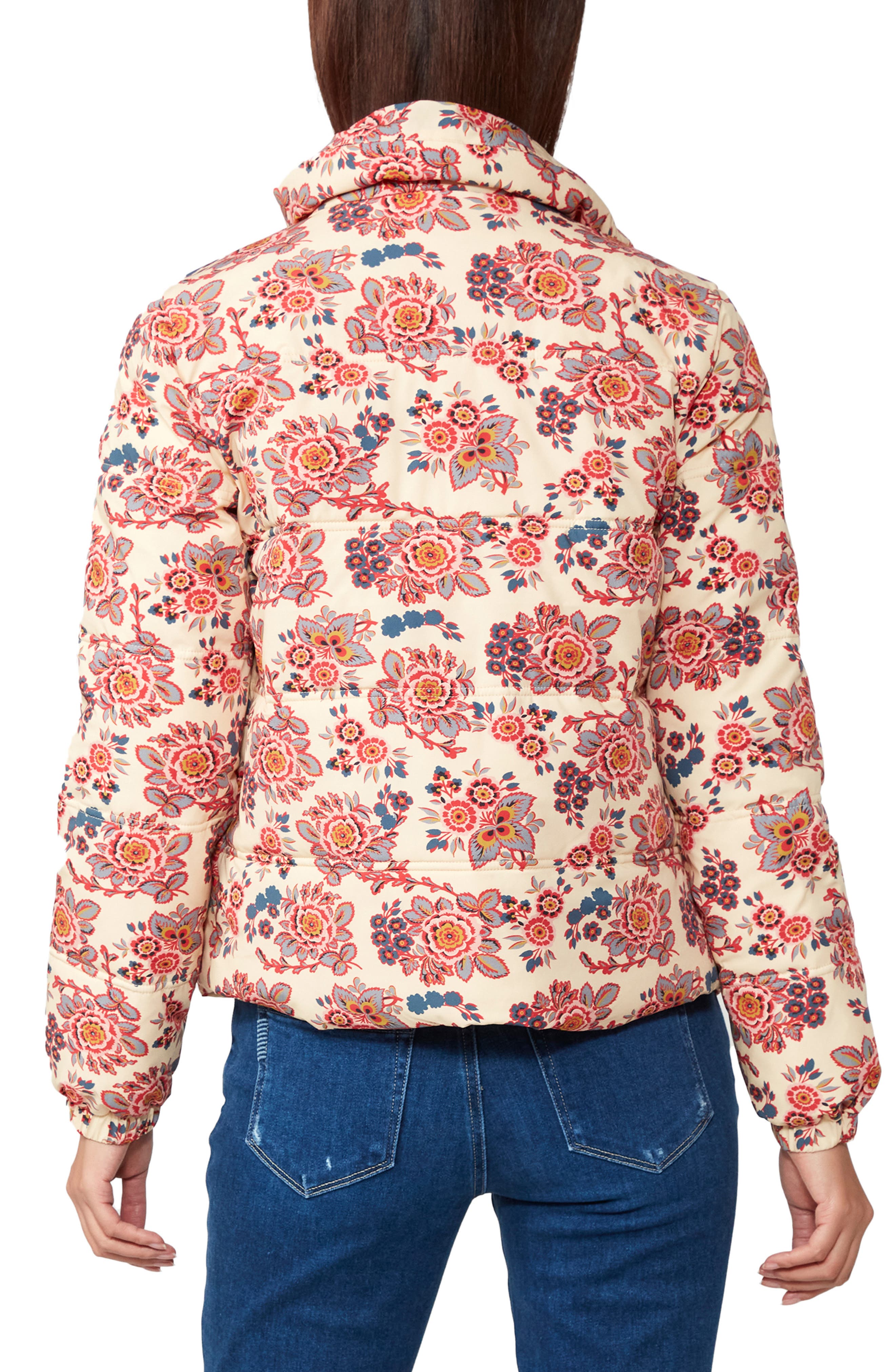 PAIGE Alpine Floral Puffer Jacket 