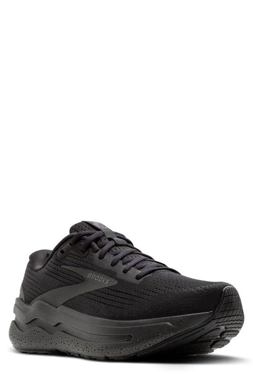 Shop Brooks Ghost Max 2 Running Shoe In Black/black/ebony