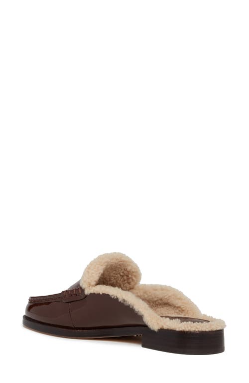 PAIGE PAIGE EMMETT GENUINE SHEARLING LINED LOAFER MULE 