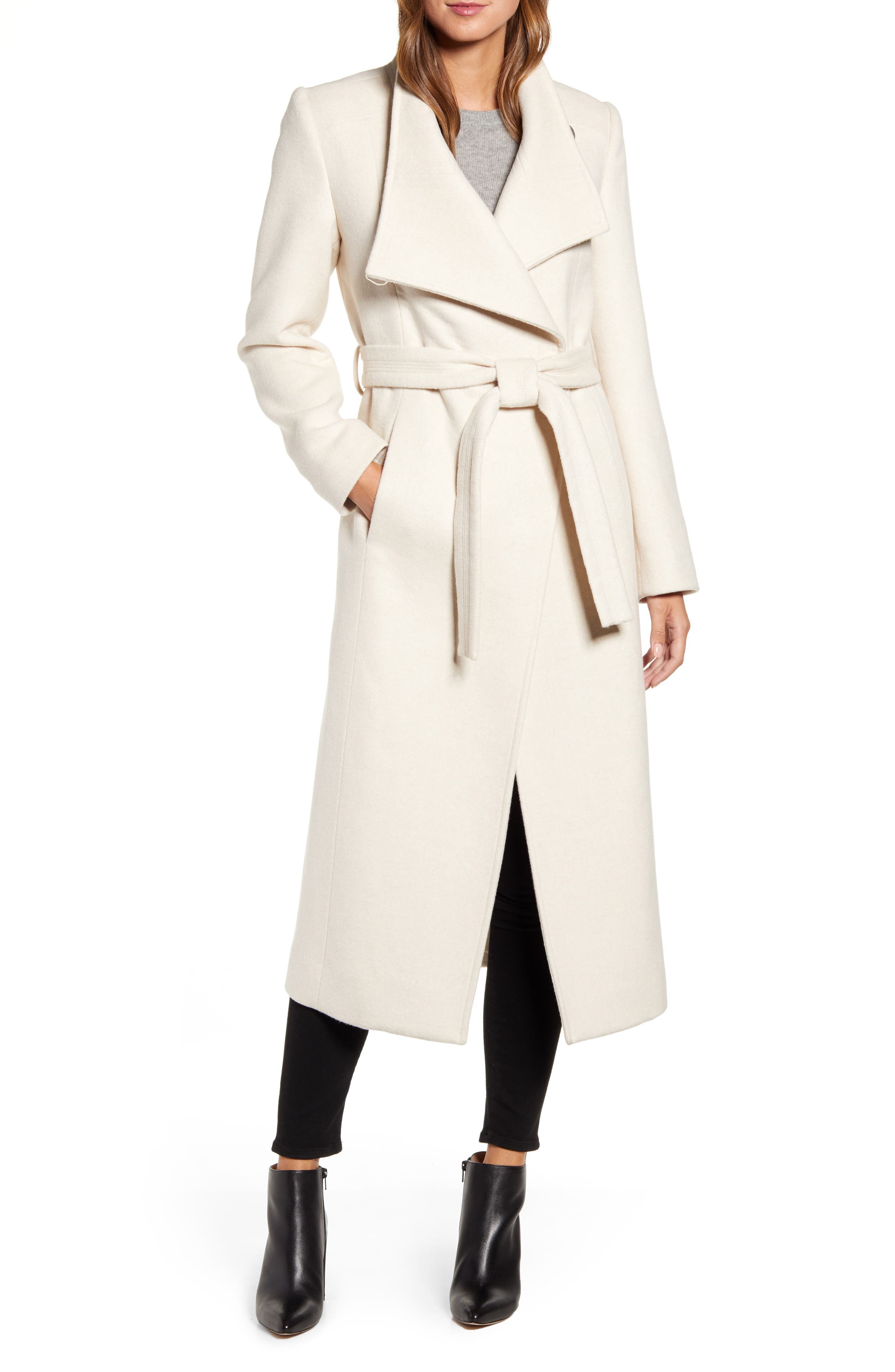 Cole New York Fencer Melton Wool Maxi Coat Nordstrom