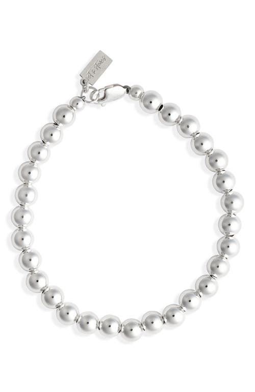 Cameron Beaded Bracelet in Sterling Silver