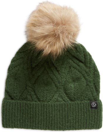 Starling Neil Faux Fur Pom Beanie, Cross-Country / Accessories