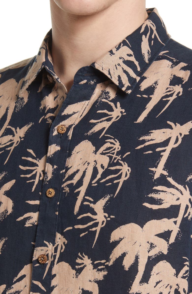 Rodd & Gunn Haskell Point Short Sleeve Linen Button-Up Shirt ...