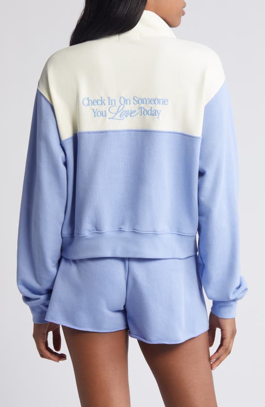 THE MAYFAIR GROUP THE MAYFAIR GROUP CHECK IN HALF ZIP SWEATSHIRT