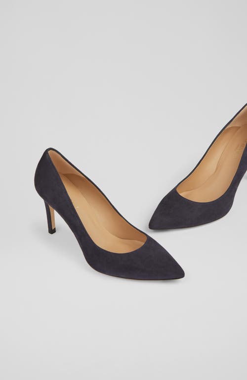 Shop Lk Bennett Fern Pointed Toe Pump In Navy