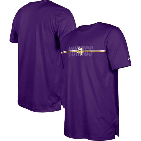 New Era Women's Minnesota Vikings Color Block Grey T-Shirt