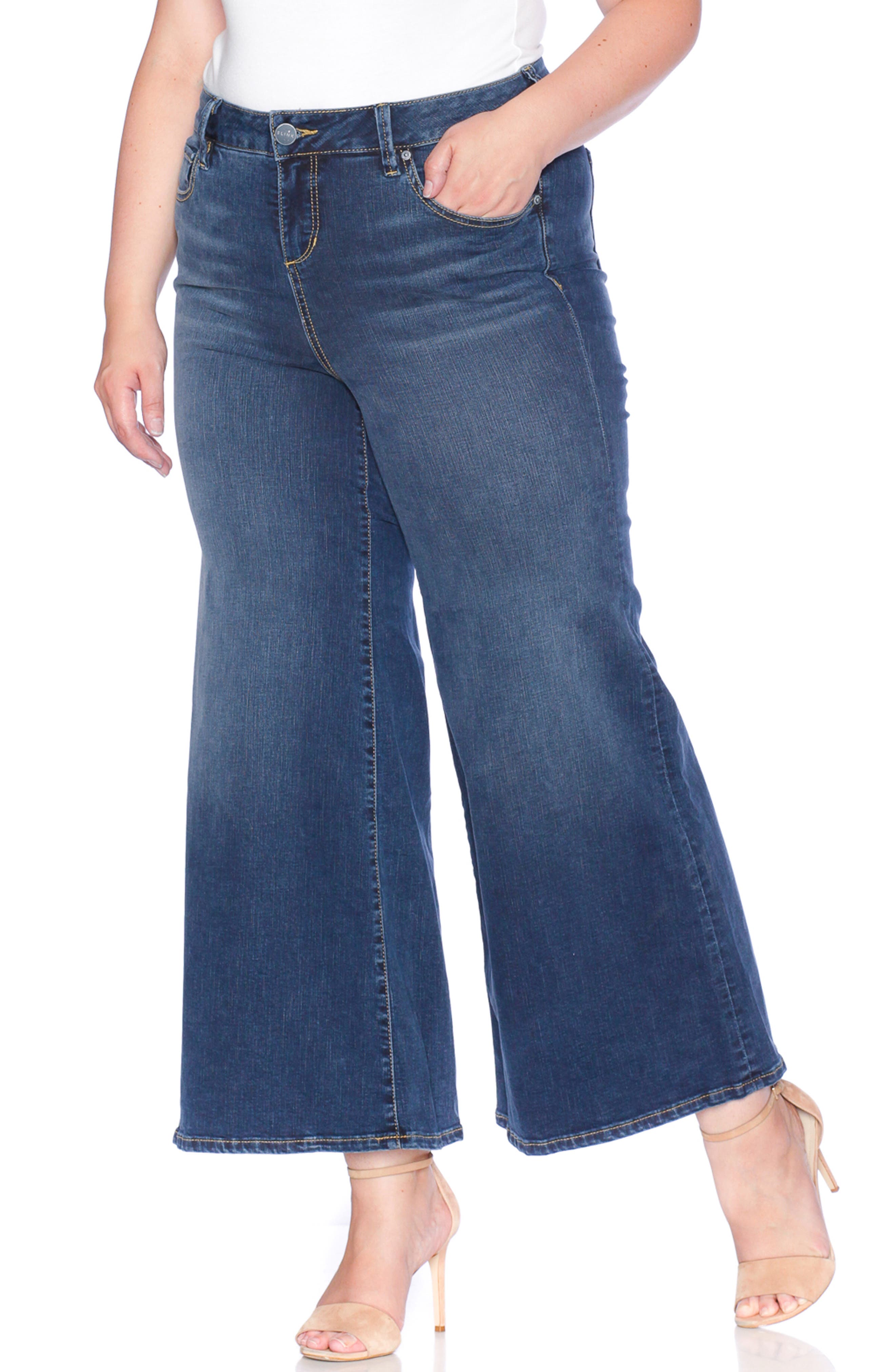 Etta high waist crop wide leg jeans