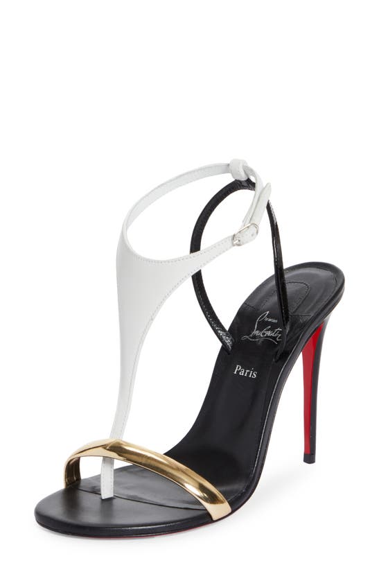 Shop Christian Louboutin Athina Colorblock Sandal In Vers Multi