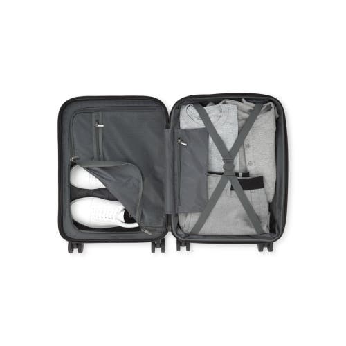 Bugatti Wellington Hardside Carry-on Luggage With Tsa Lock In Black
