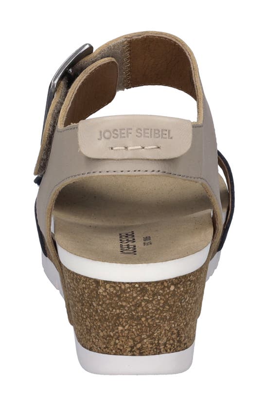 Shop Josef Seibel Quinn 02 Wedge Sandal In Ocean