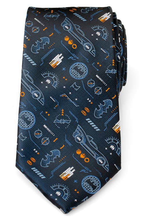 Cufflinks, Inc Batman Batmobile Silk Blend Tie In Navy/black