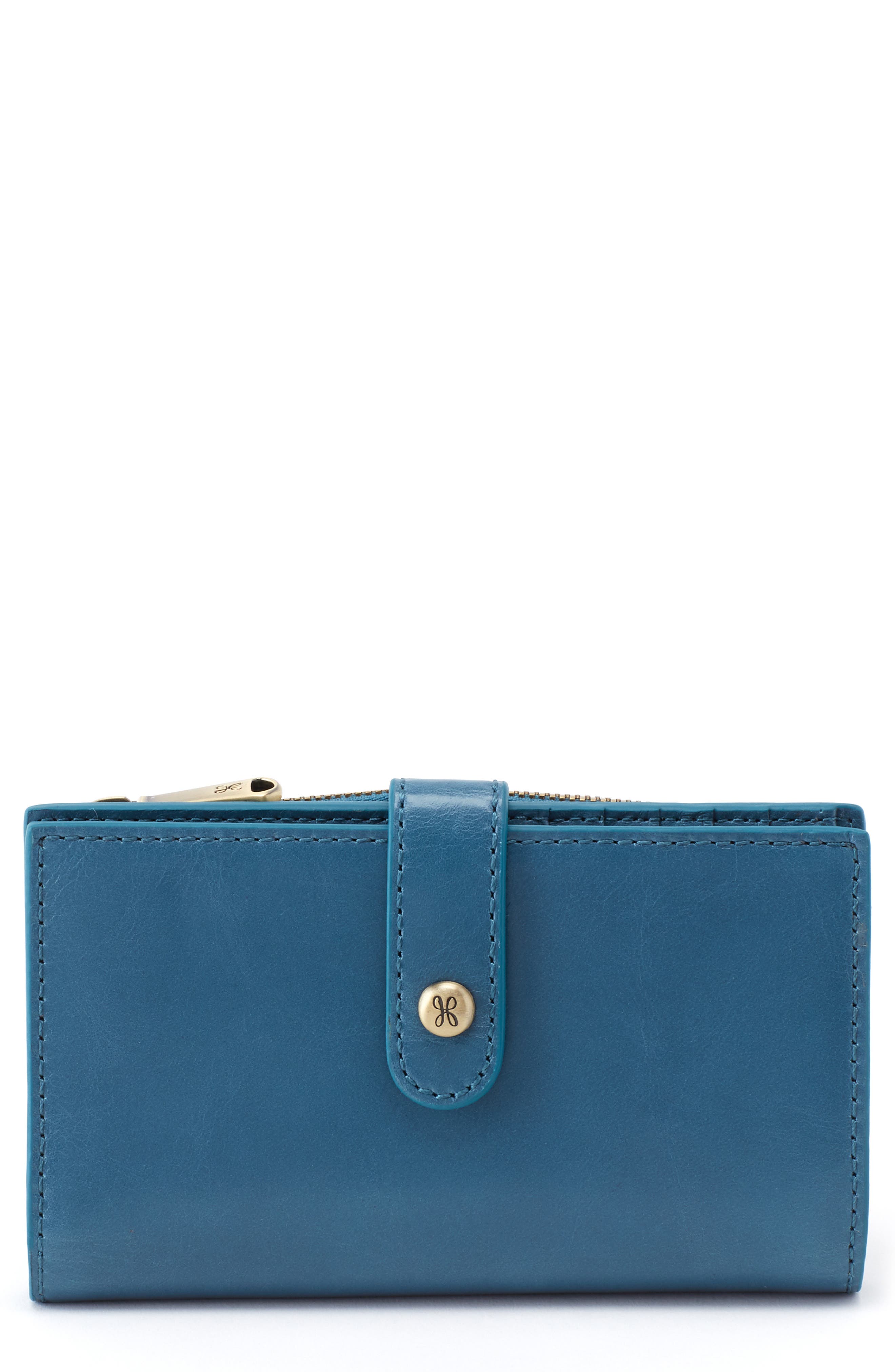 blue hobo wallet