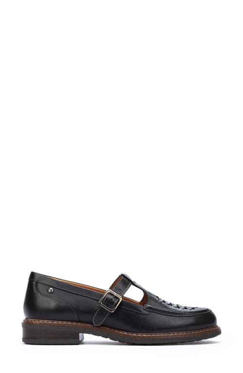 Pikolinos Aldaya Buckle Strap Loafer In Black