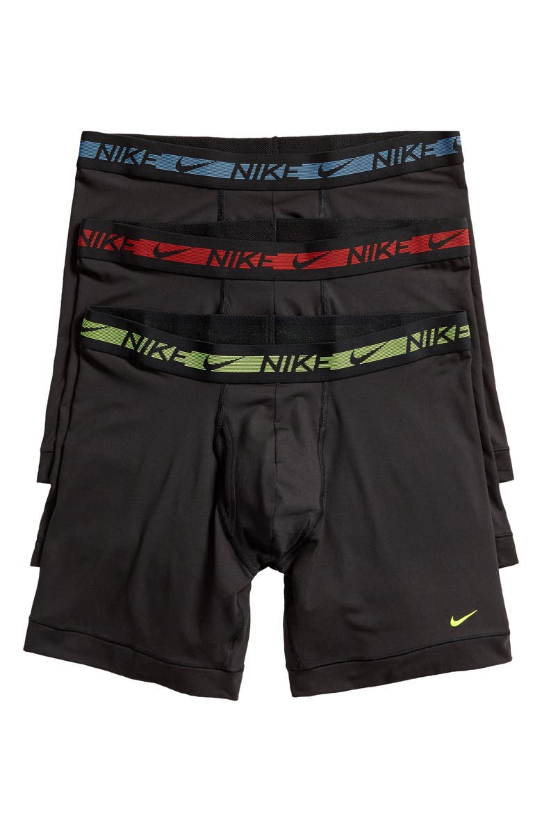 NIKE Dri-FIT Flex 3-Pack Performance Boxer Briefs, Main, color, BLACK BODIES COLORED WB