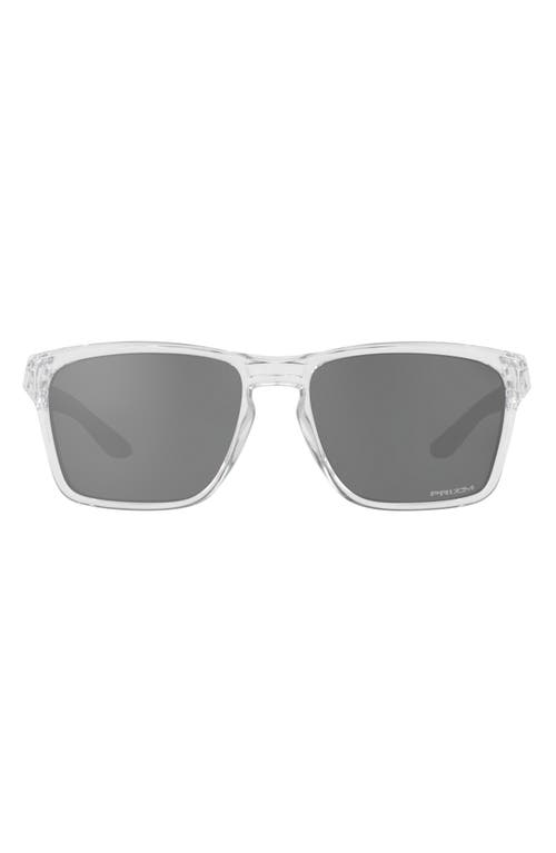 Oakley Sylas 57mm Prizm Rectangular Sunglasses in Clear at Nordstrom