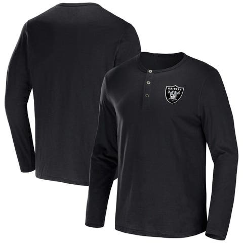 Jim Otto Las Vegas Raiders Men's Black Backer Long Sleeve T-Shirt 