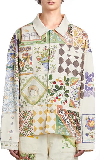 Profound Mosaic Print Shirt Jacket | Nordstrom