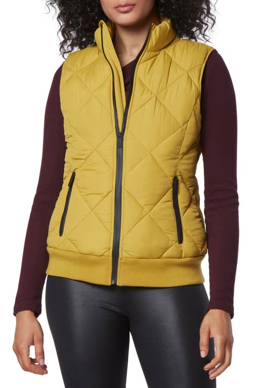 Marc New York Performance Quilted Puffer Vest in Olive Oil