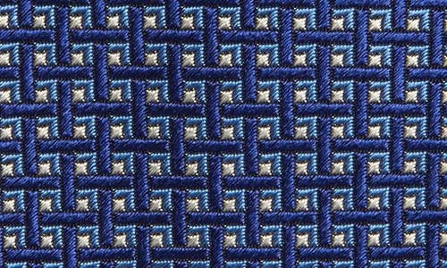 DAVID DONAHUE DAVID DONAHUE GEOMETRIC PATTERN SILK TIE