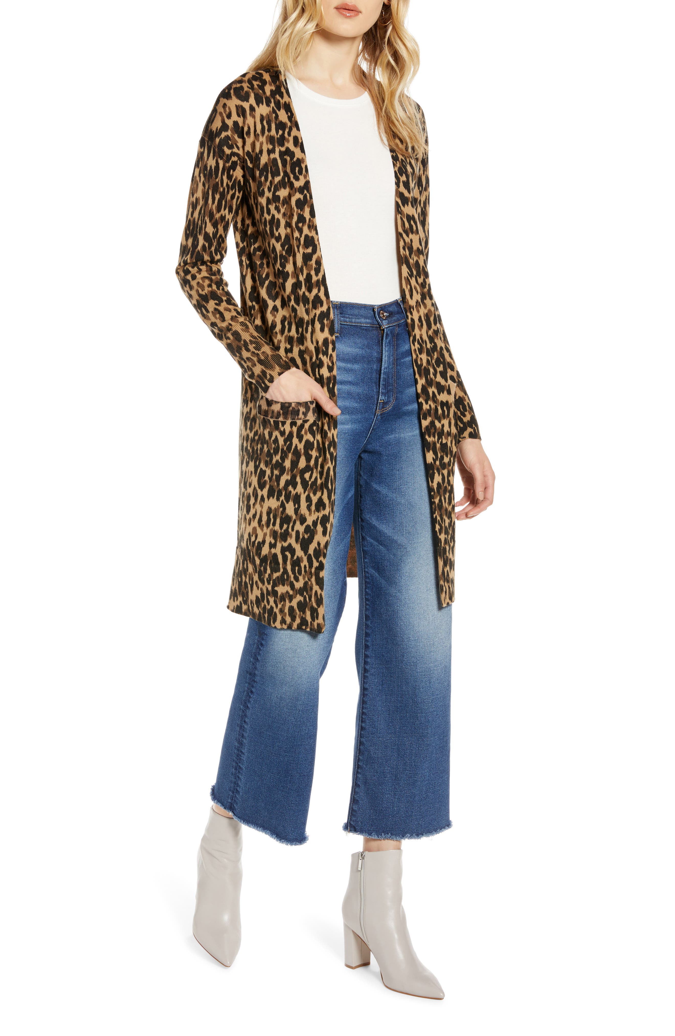 animal print cardigan next