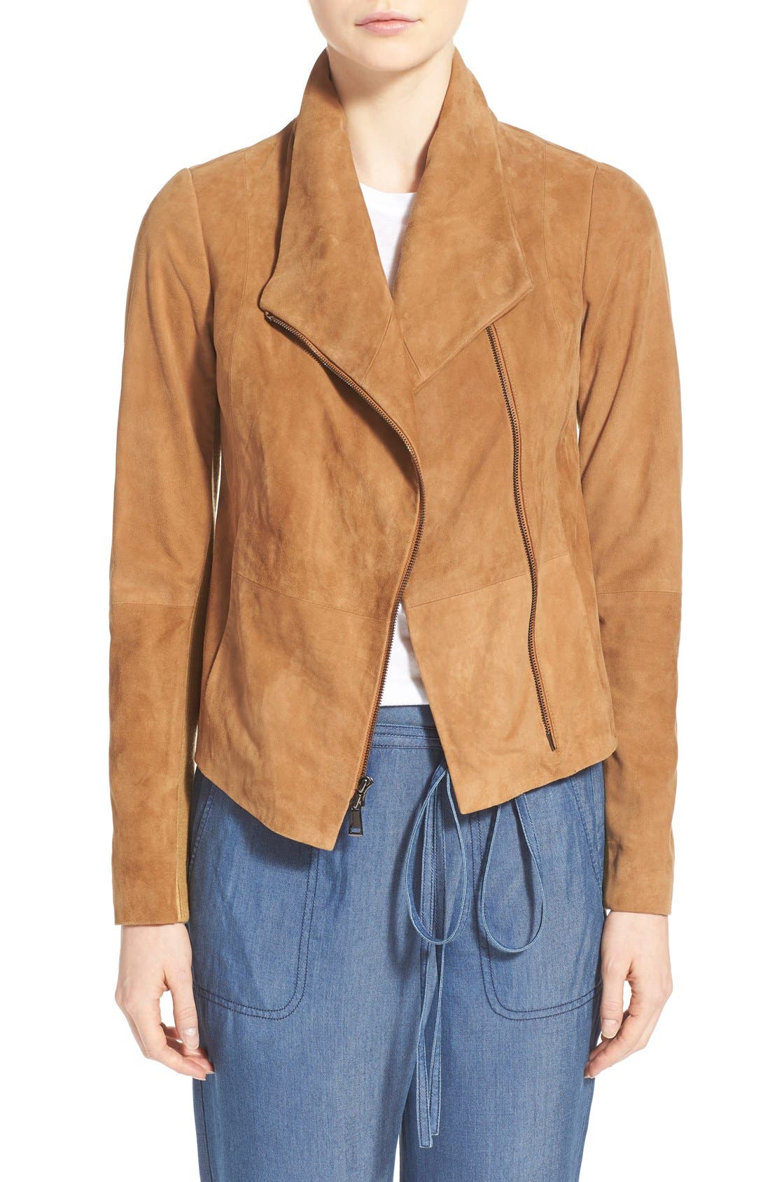 Vince Suede Scuba Jacket Nordstrom