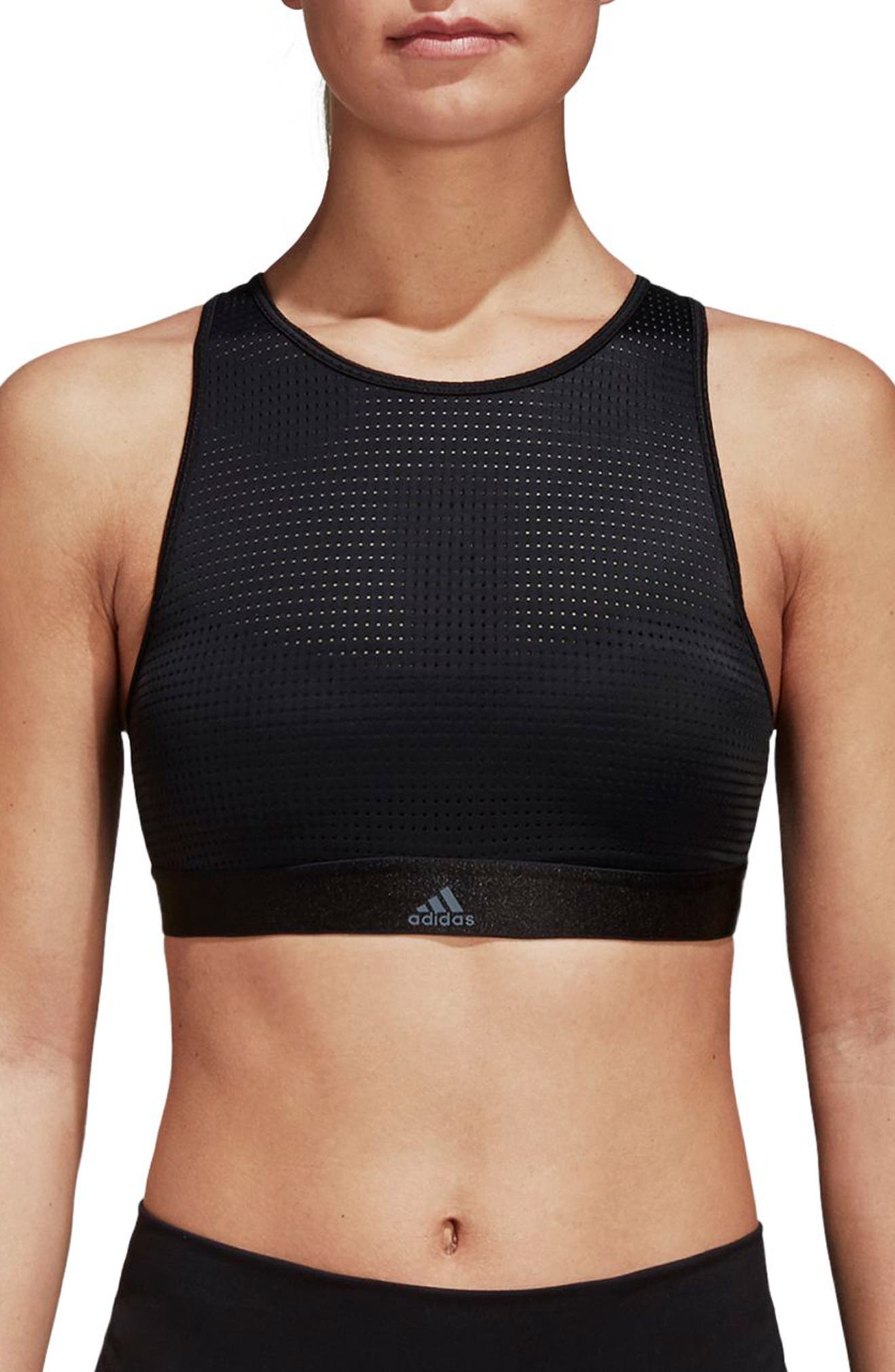 halter style sports bra