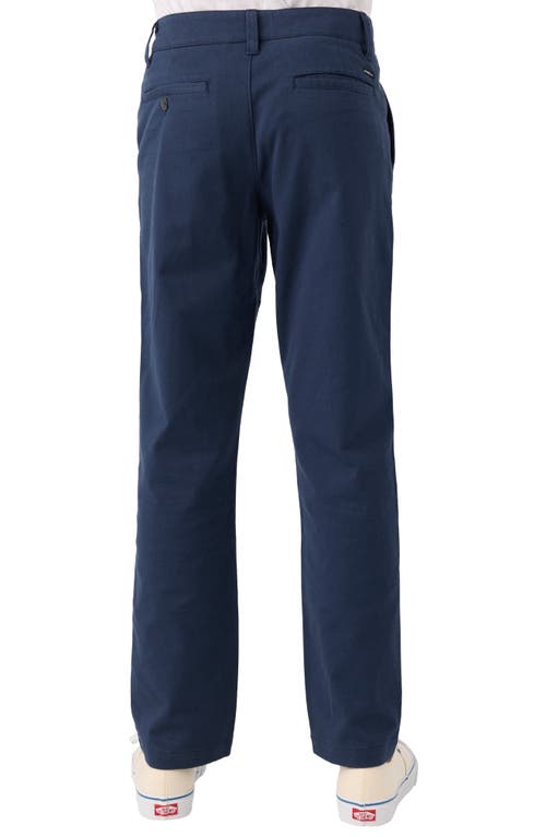 Shop O'neill Kids' Transporter Standard Fit Stretch Cotton Chinos In Navy