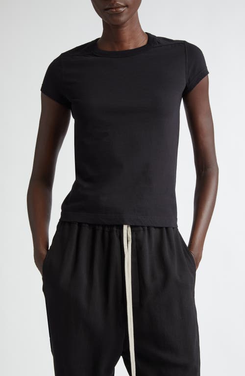 Shop Rick Owens Level Cotton T-shirt In Black