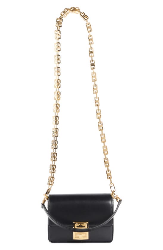 4g Small Crossbody Bag With Cube Chain 'black'