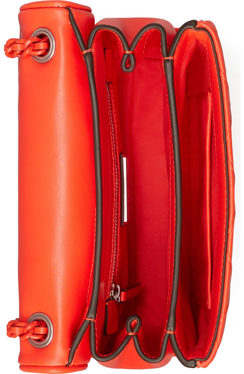 Tory Burch Small Fleming Soft Convertible Leather Shoulder Bag, Alternate, color, Sour Cherry