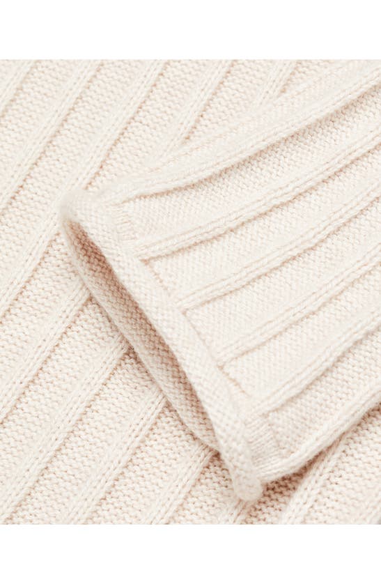 Mango Ribbed Knit Dress Sand In Sand