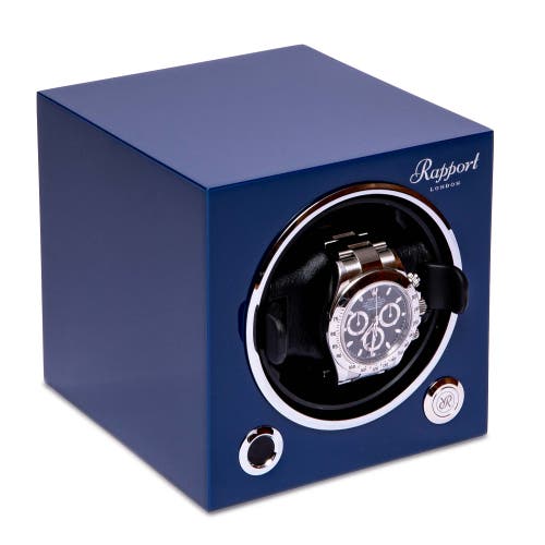 Rapport London Evolution Single Watch Winder In Blue