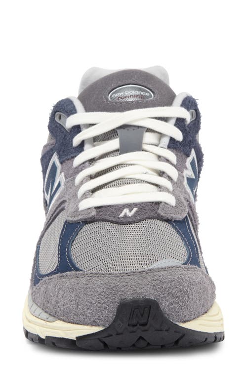 Shop New Balance 2002r Sneaker In Nb Navy/castlerock