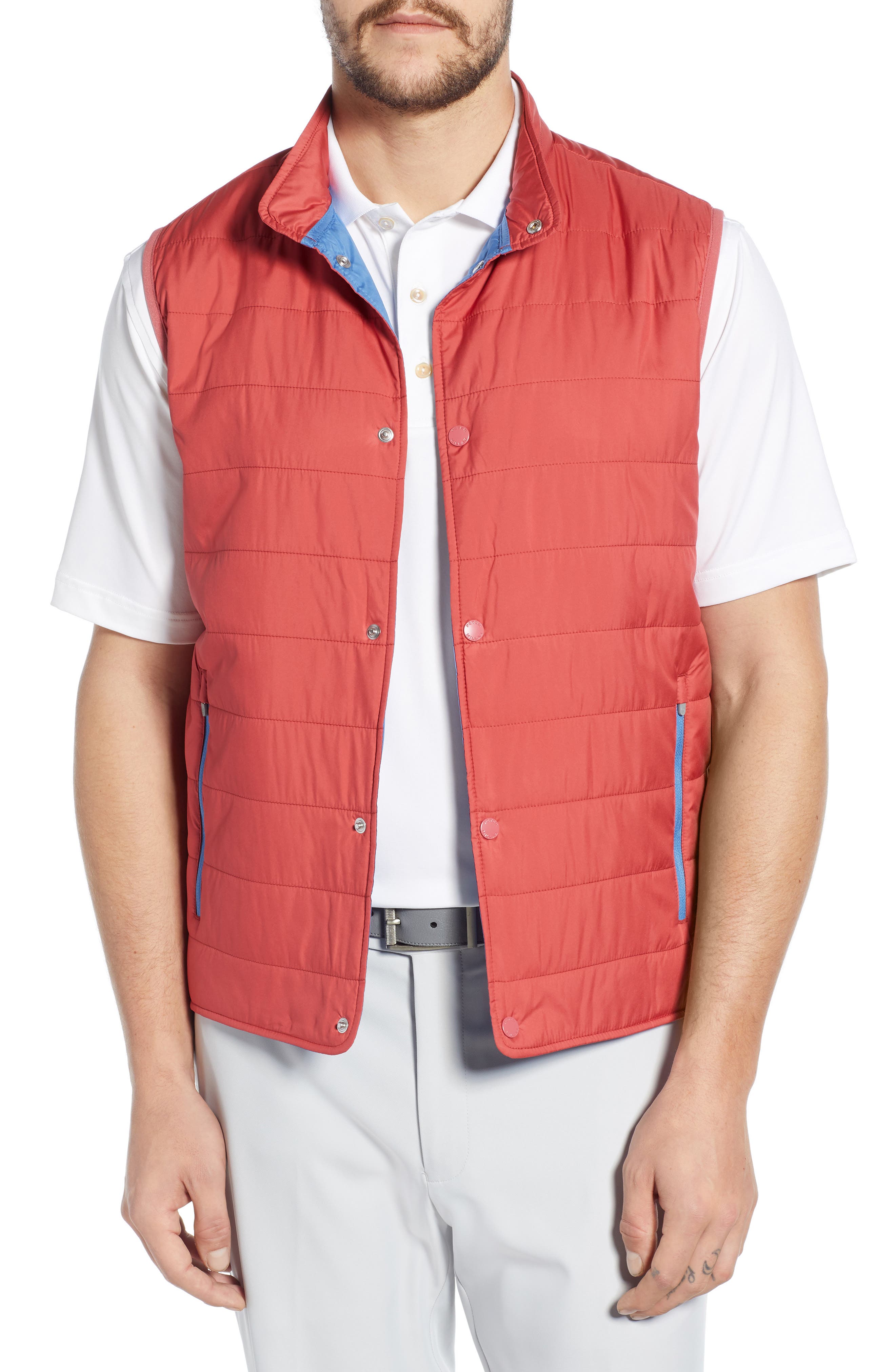 Peter Millar Hyperlight Vest, Red