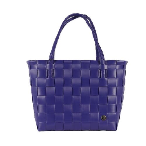 Handed By Paris Recycled Plastic Tote Bag In Dark Violet