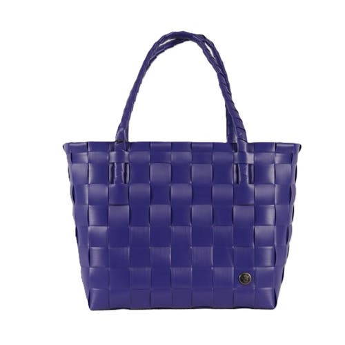 Shop Handed By Paris Recycled Plastic Tote Bag In Dark Violet