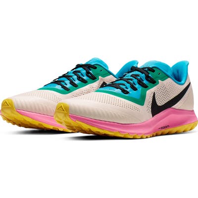 Nike Air Zoom Pegasus 36 Trail Running Shoe, Beige