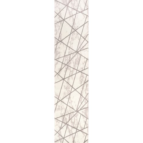 Jonathan Y Patras Modern Geometric Marbled Area Rug In Ivory/gray