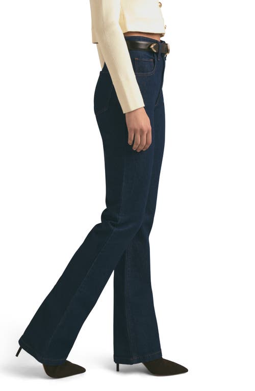 Shop Favorite Daughter The Valentina Super High Waist Mini Bootcut Jeans In Pepper