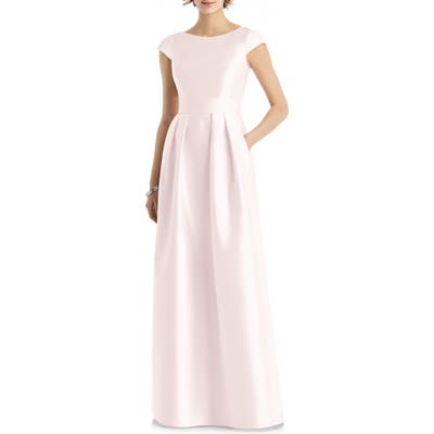 Alfred Sung Cap Sleeve Gown, Pink