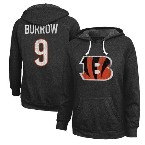 Fanatics Branded Men's Joe Burrow Black Cincinnati Bengals Big & Tall Fleece Name & Number Pullover Hoodie