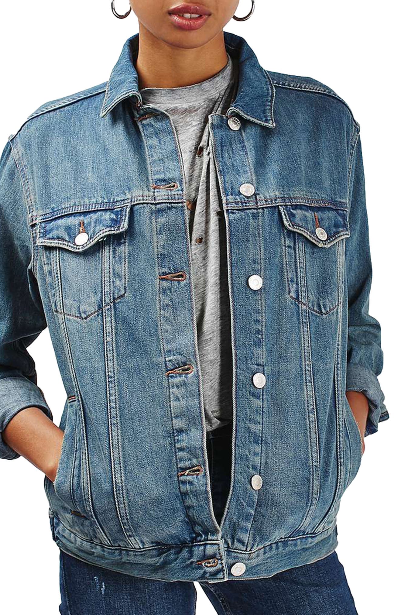 Moto Western Denim Jacket Nordstrom