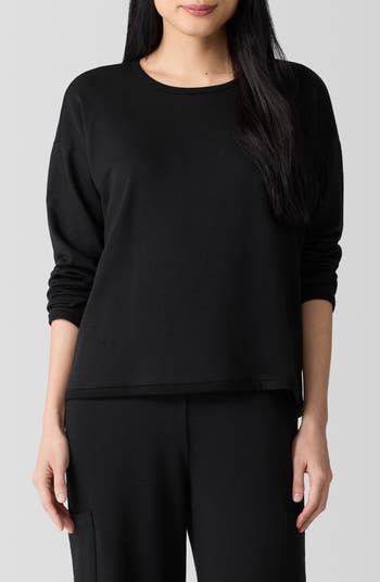 Eileen fisher cropped sweater best sale