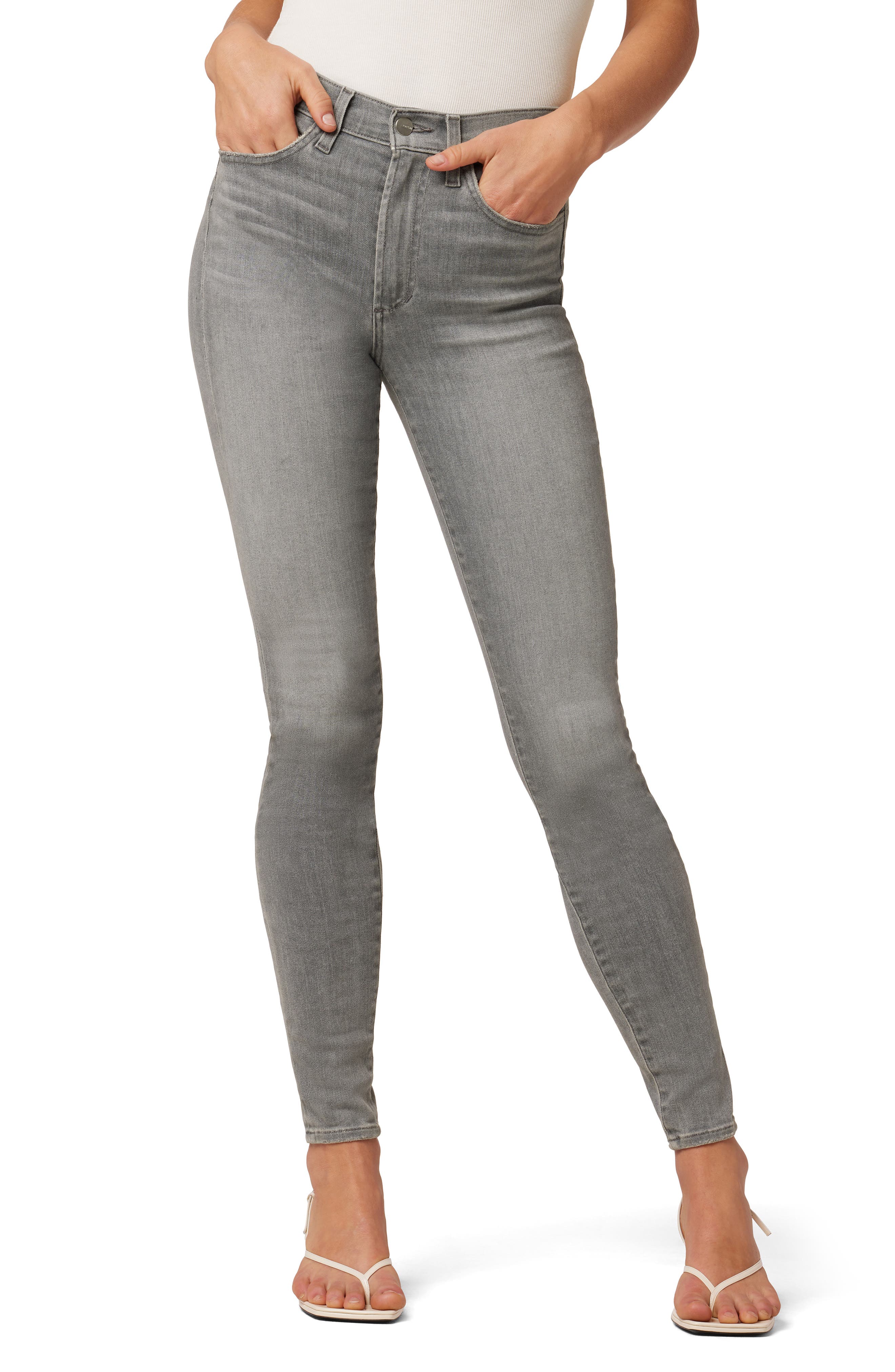 womens grey wash jeans