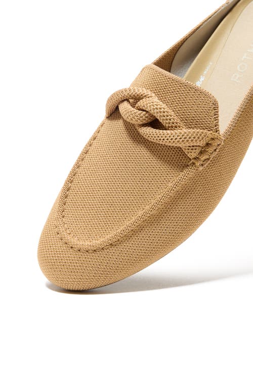 Rothys The Buckle Clog In Brown/neutral In Wren Birdseye