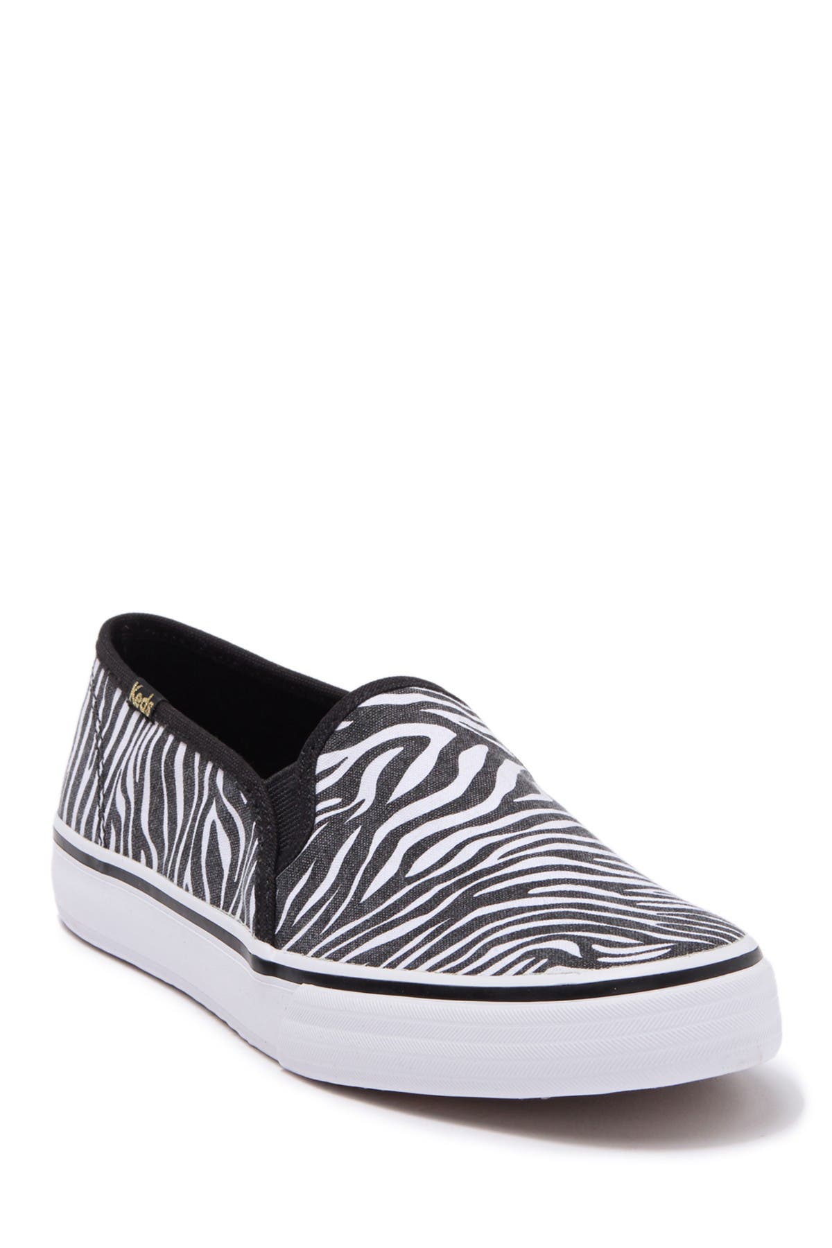 keds double decker black slip on
